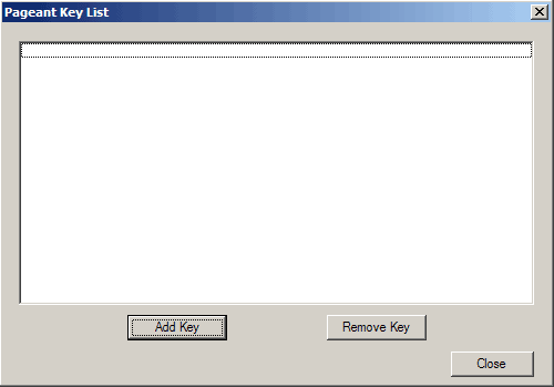 Liste der Schlüssel