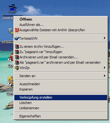 Verknüpfung erstellen