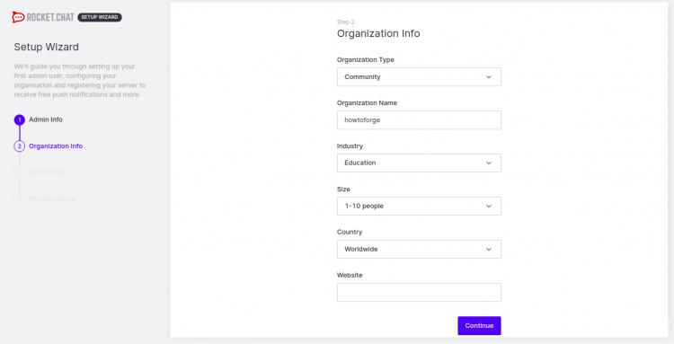Informationen zur Organisation