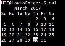 Linux cla Befehlsausgabe