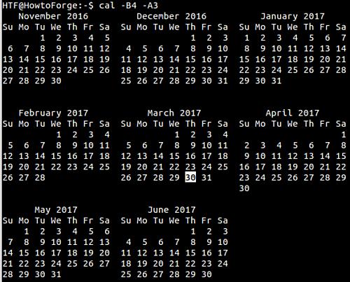 cal vor und nach dem Monat