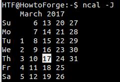 cal anzeigen julianischer kalender