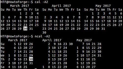 x Monate vor oder nach dem Monat anzeigen