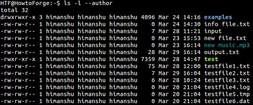 Autoreninformationen anzeigen