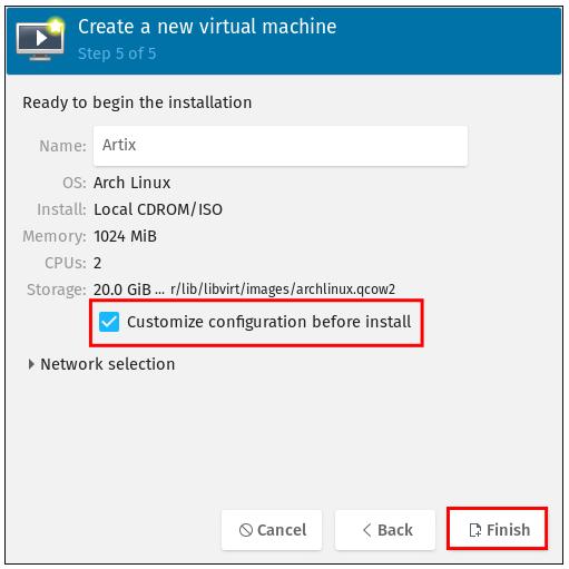 Virtuelle Maschine mit Virt Manager erstellen