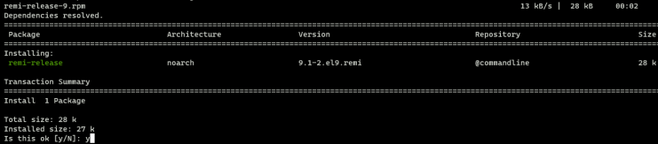 Installation des REMI-Repository