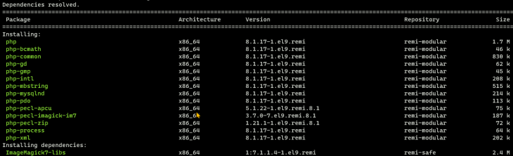 Installation von PHP 8.1 für Nextcloud