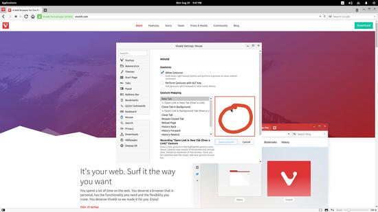 Ändern einer Mausgeste