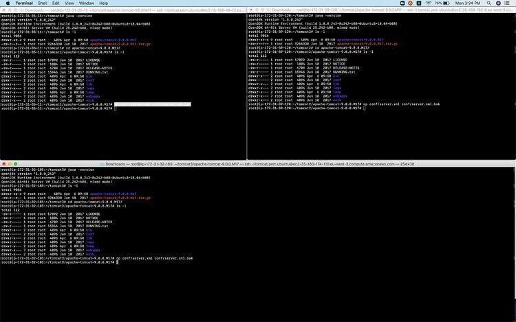Konfigurieren von Aapache Tomcat