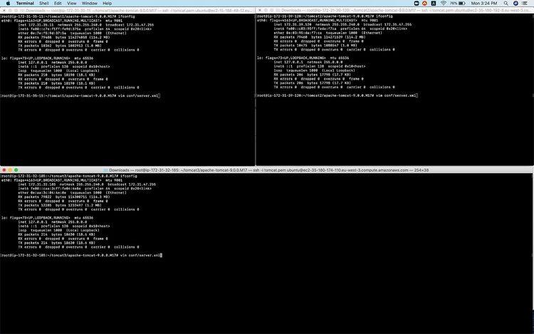 Konfigurieren der Datei server.xml