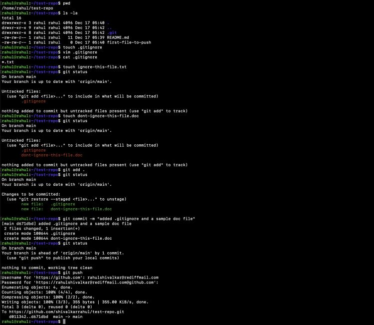 Git-Datei entfernen
