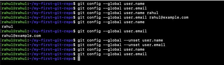 Prüfen und Setzen der globalen Identität