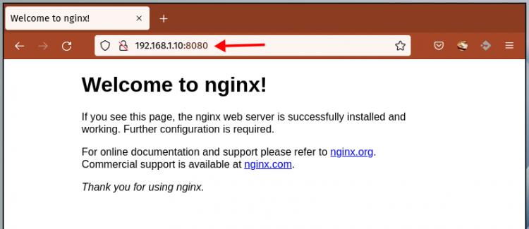podman nginx container