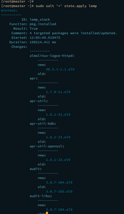 Salzzustand anwenden