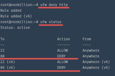 UFW dementieren http.