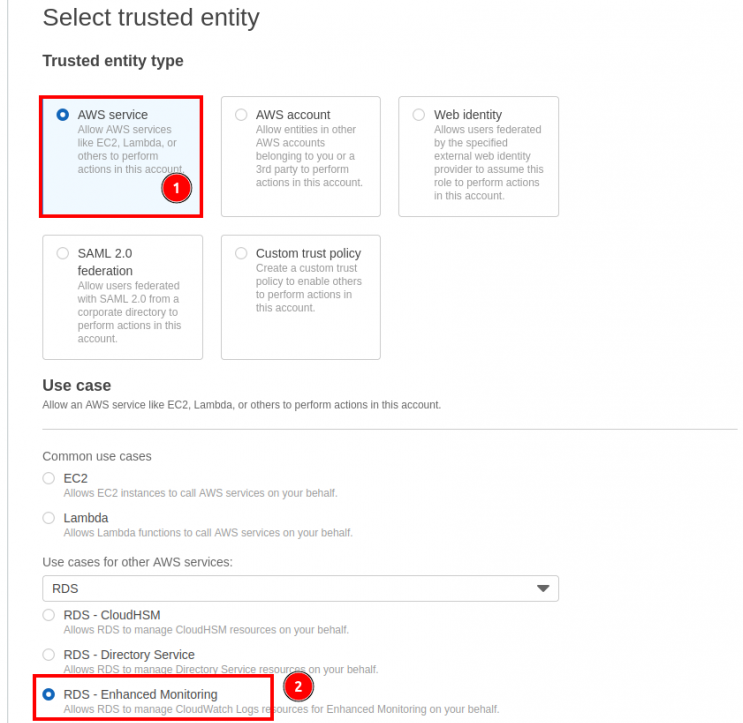 Auswahl der vertrauenswürdigen Einheit