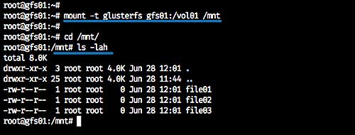 Ergebnis von Server 1