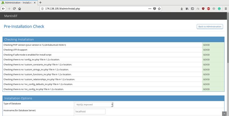Überprüfung vor der Installation