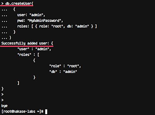 MongoDB-Benutzer konfigurieren