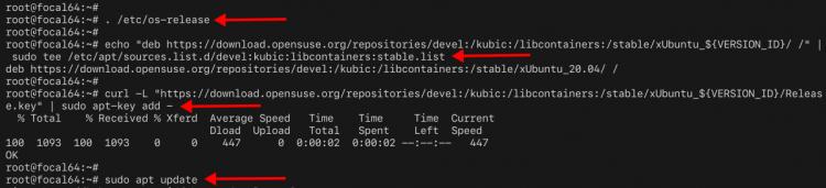 Podman Repository hinzufügen ubuntu 20.04