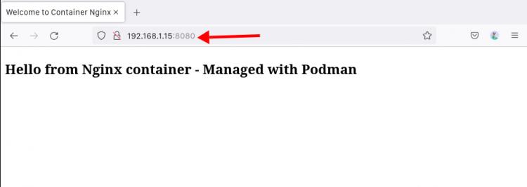 Container-Web mit benutzerdefinierter index.html, die von Volume bereitgestellt wird