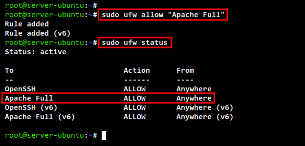 apache2 ufw zulassen