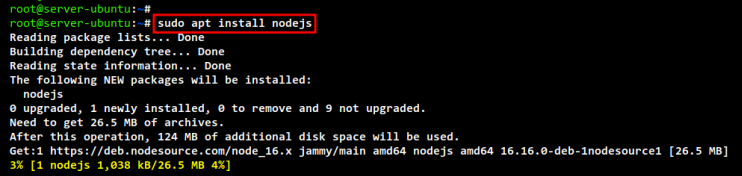 nodejs lts installieren