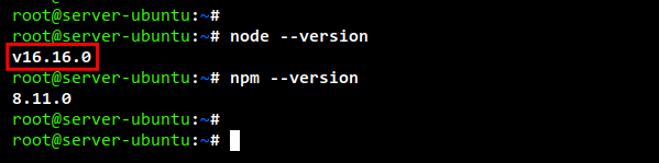 Knotenversion prüfen