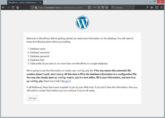 WordPress Web-Installer