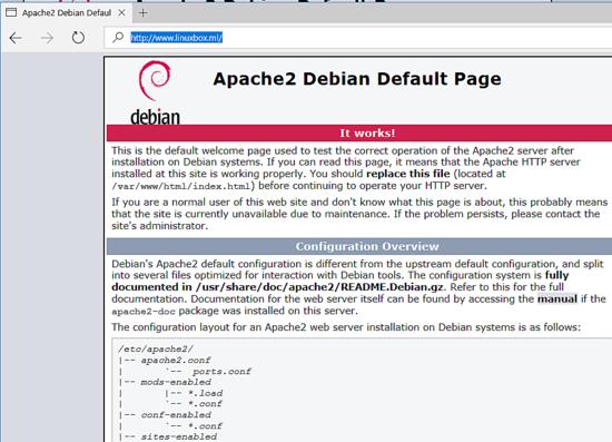 Apache2 Testseite