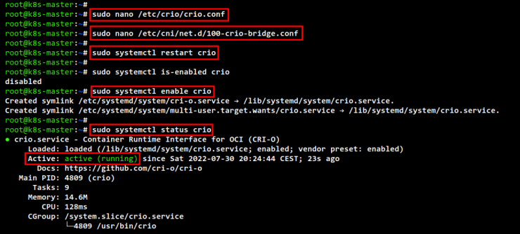 crio container laufzeit einrichten