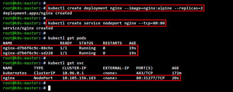 Bereitstellung erstellen nginx