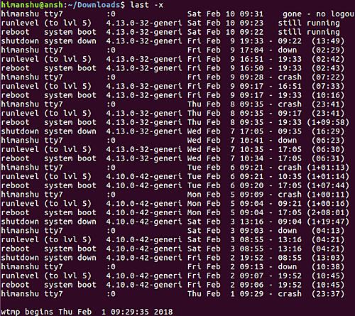 Wie man die letzte Anzeige macht, Dinge wie z.B. Änderungen der Laufebene.
