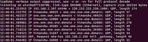 Wie man den tcpdump-Druck kürzer macht