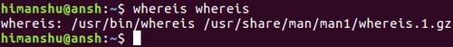 So finden Sie den Speicherort der Binärdatei mit whereis