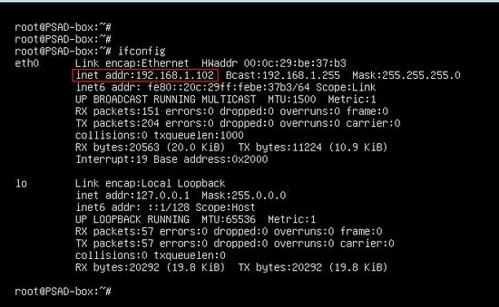 Überprüfen Sie die IP-Adresse.