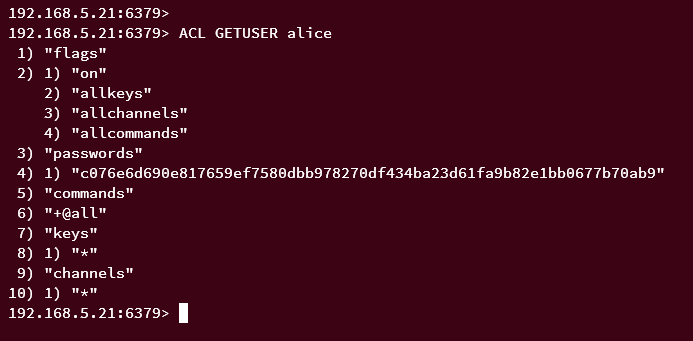 Benutzerdetails abrufen alice