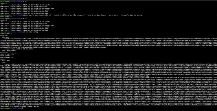 setup-the-user-bob-Konfiguration