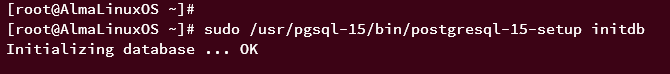 Datenbank initialisieren