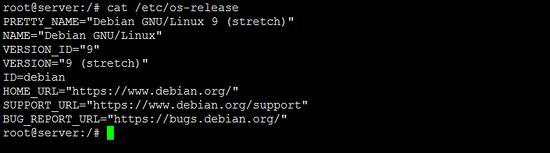 Debian auf Version 9 aktualisiert