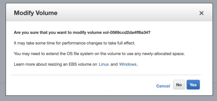 Änderung bestätigen
