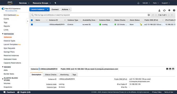 EC2 aus AMI erstellen