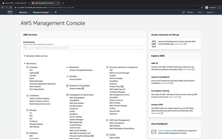 AWS Management-Konsole
