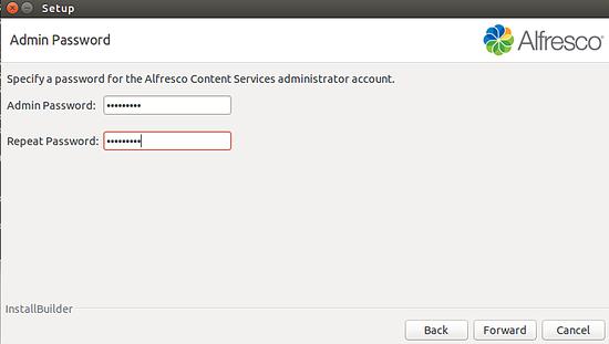 Admin-Passwort festlegen