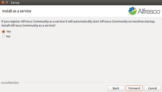 Als Dienst installieren