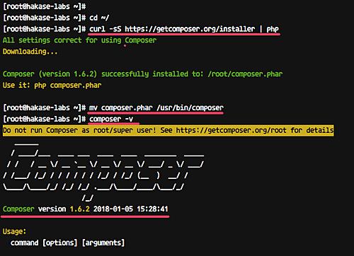 PHP Composer installieren