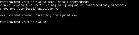 Nagios-Kommandomodus installieren