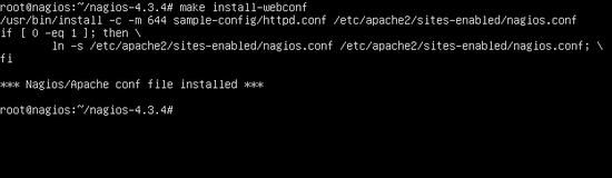 Nagios Apache Web-Konfiguration installieren