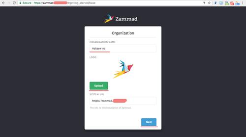 Organisation festlegen