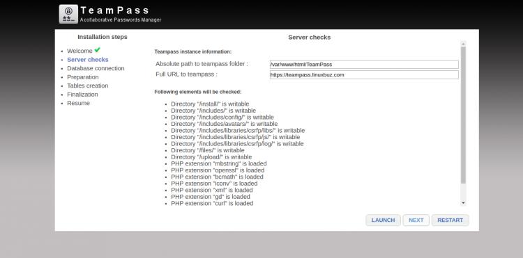 Server-Prüfung